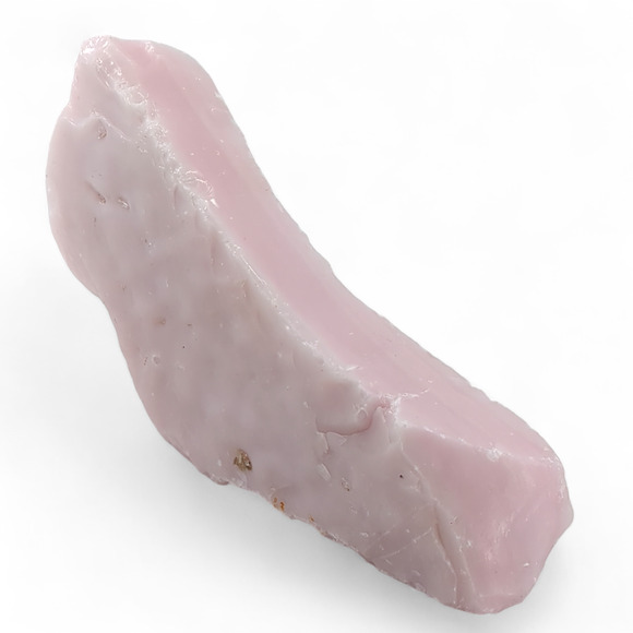 Pink Art Glass Cullet Selenium Orange Glow Slag Glass #4GX76 - Picture 5 of 7